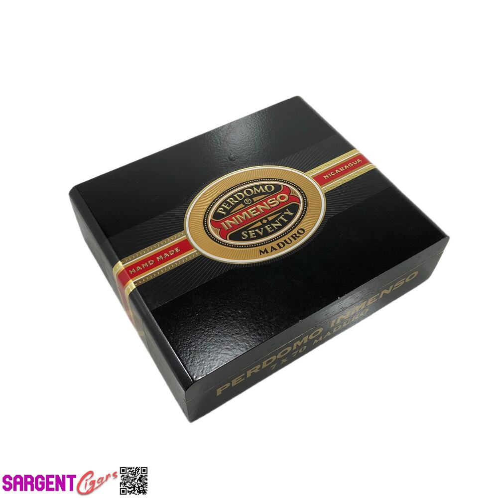 Perdomo Inmenso 7x70 Maduro Empty Wooden Cigar Box 9.75x8x2.75
